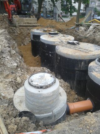 kanalizacja deszczowa hotel Oleńka Częstochowa